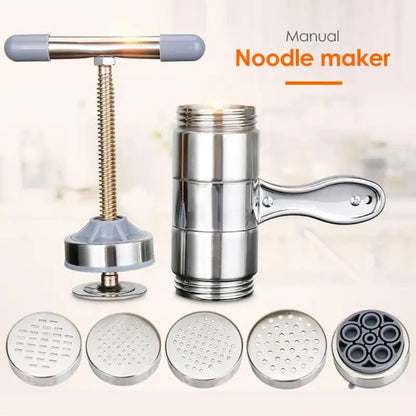 Manual Stainless Steel Noodle & Spaghetti Pasta Maker