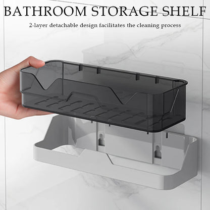 Waterproof Wall-mounted Plastic Storage Shelf