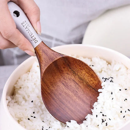 Wooden Cooking and Serving Spoons