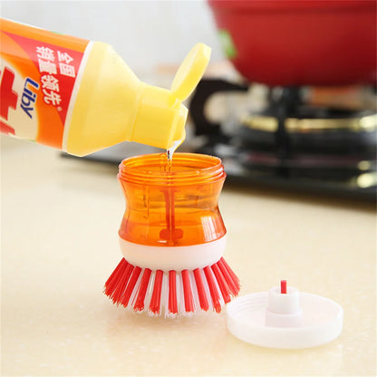 Automatic Liquid Dispensing Dish Scrubber