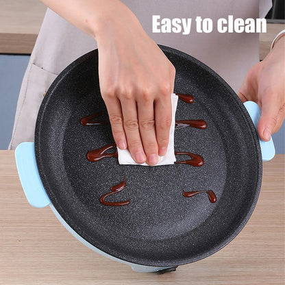 220V Multifunction Electric Non-Stick Frying Pan 600W