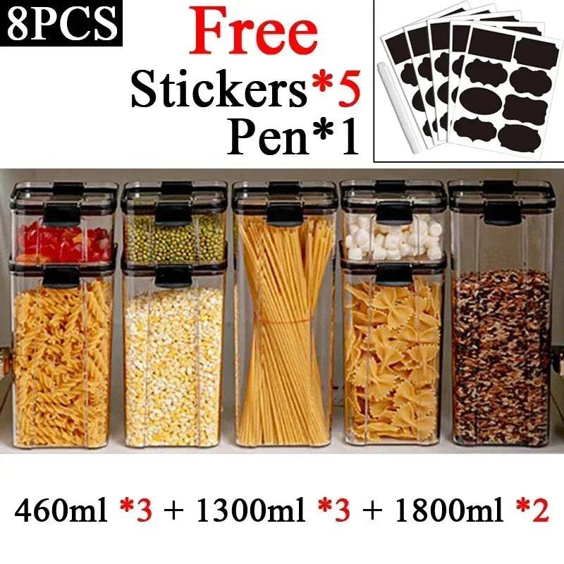 460-1800ml Plastic Food Storage Containers Sold Individually & in Sets High Quality Seals