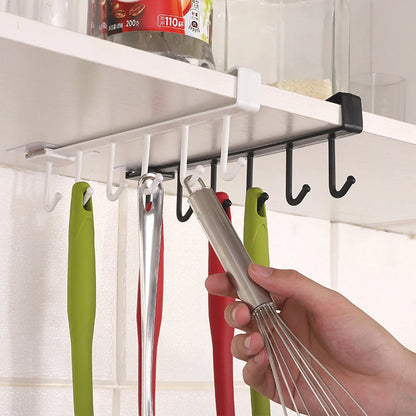 1~2PCS 6 Hook Coffee Mug Organizer/Storage Hanger