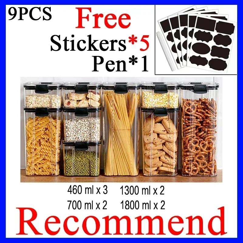 460-1800ml Plastic Food Storage Containers Sold Individually & in Sets High Quality Seals