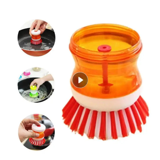 Automatic Liquid Dispensing Dish Scrubber