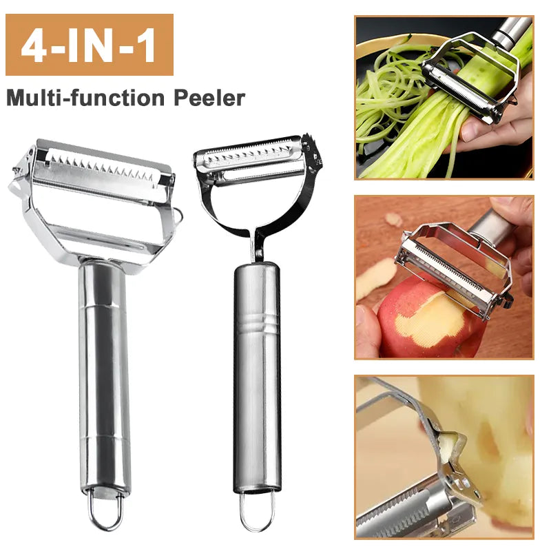 Multi-Function Fruit And Vegetable Peeler Planer Double Headed