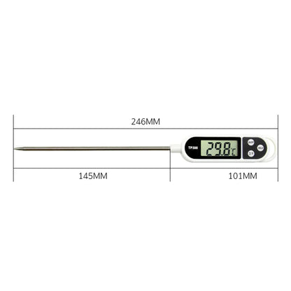 Digital Kitchen Thermometer Probe Stainless Steel Food Temperature Reader