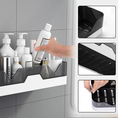 Waterproof Wall-mounted Plastic Storage Shelf