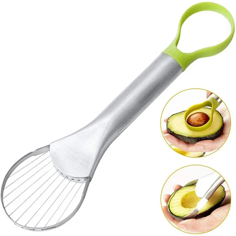 Avocado Slicer & Pit Remover 2 In 1 Stainless Steel Avocado Tool