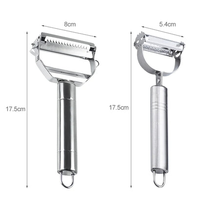 Multi-Function Fruit And Vegetable Peeler Planer Double Headed