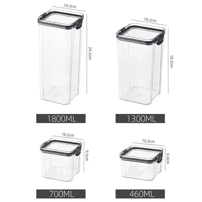 460-1800ml Plastic Food Storage Containers Sold Individually & in Sets High Quality Seals