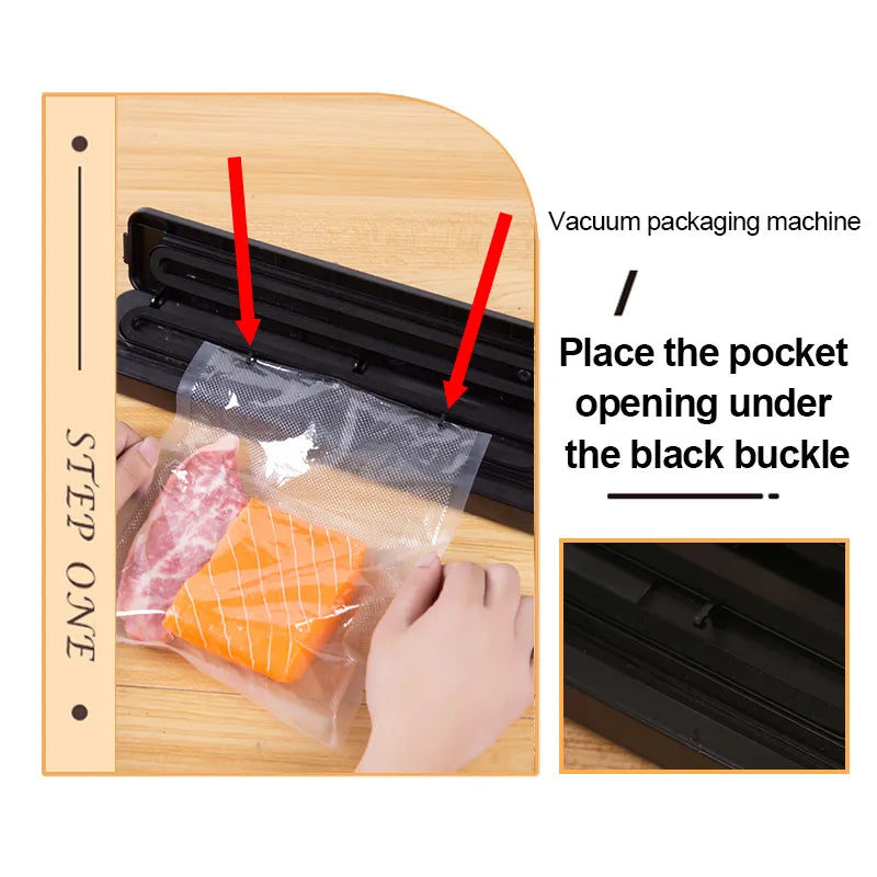 220V/110V Vacuum Sealer with 10 Free Vacuum bags