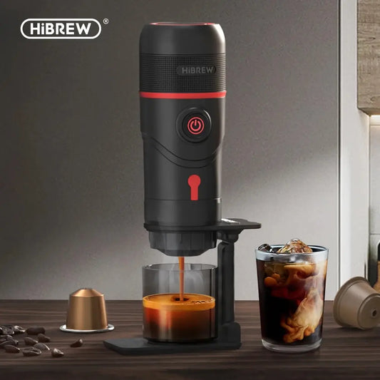 HiBREW Portable Coffee Machine for Car & Home DC12V Expresso Coffee Maker