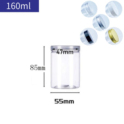 Round Sealed Transparent Jars