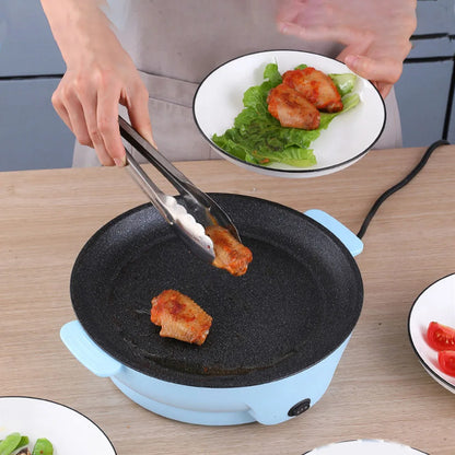 220V Multifunction Electric Non-Stick Frying Pan 600W