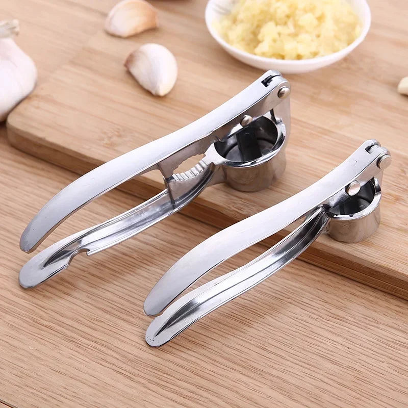 Manual Metal Garlic Press & Walnut Cracker Multi-Functional tool