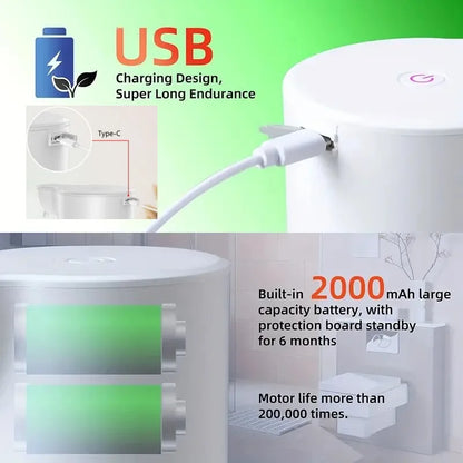 350/600ML Automatic Soap/Alcohol Dispenser, Foam or Spray Type