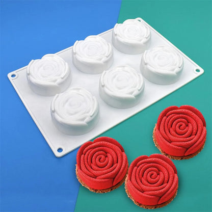 Silicone Rose Cake and Muffin Moulds