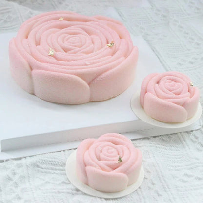 Silicone Rose Cake and Muffin Moulds