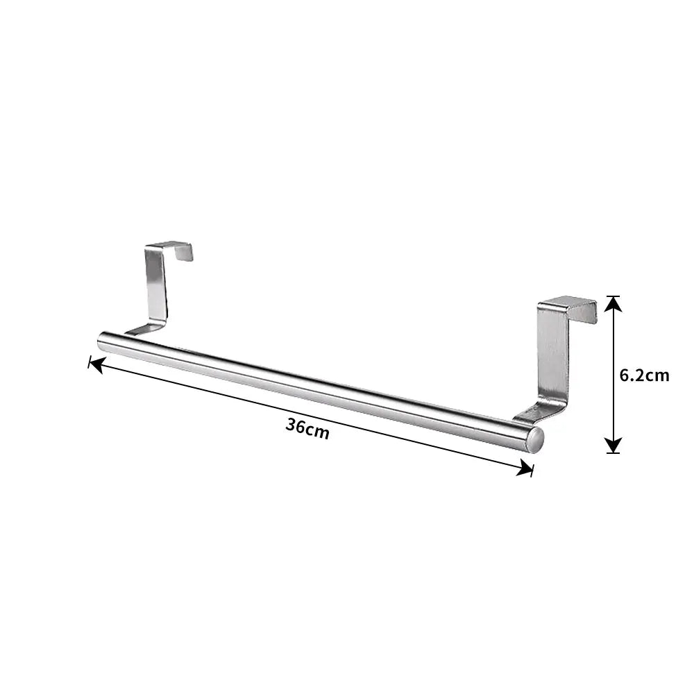 Stainless Steel Over Door Towel Rack