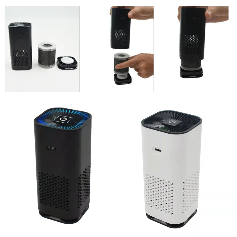 Smart Air Purifier & Negative Ion Generator H12 HEPA Filter