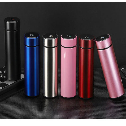 500ml Smart Water Bottle (Touch/LED Temperature Display/Vacuum Thermos)