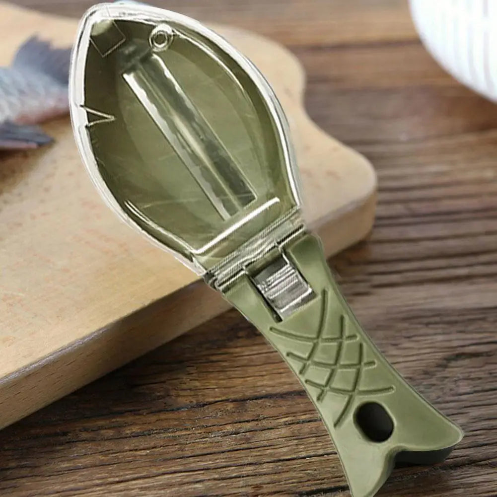 Fish Scaling Brush Scraper Grater Scale Catcher