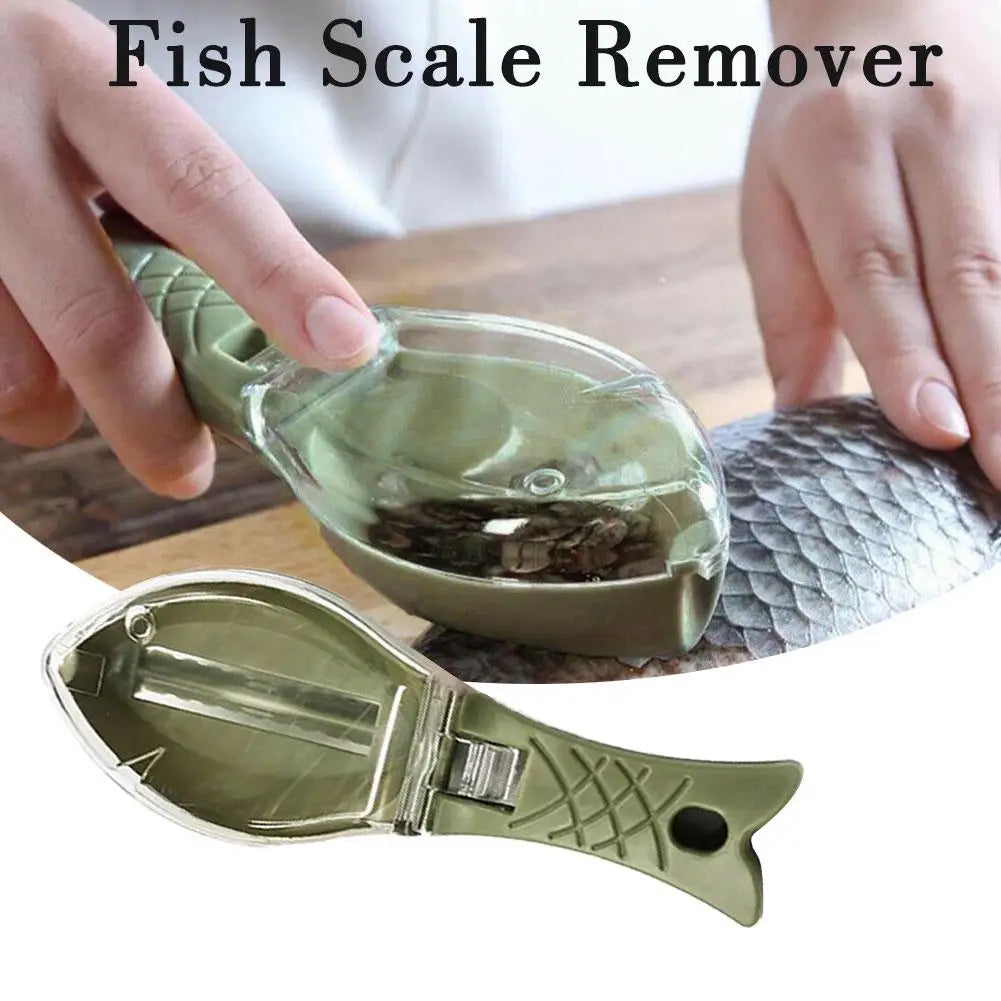 Fish Scaling Brush Scraper Grater Scale Catcher