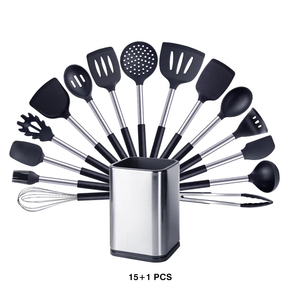 Quality Silicone Utensils Set 6Pcs/Set - 16Pcs/Set