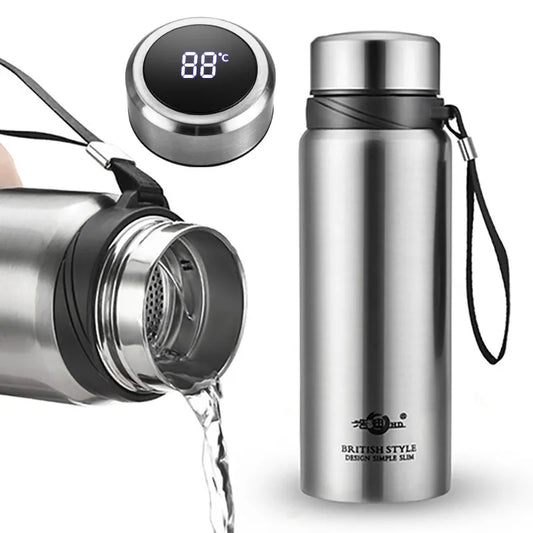 420ML - 1800ML Stainless Steel Thermos Bottles With LED Temperature Display