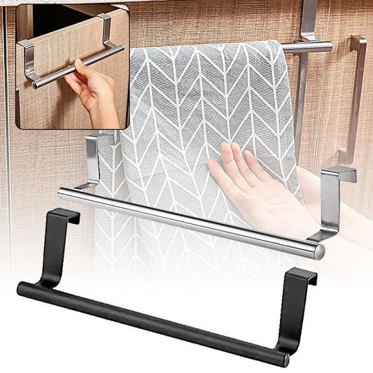 Stainless Steel Over Door Towel Rack