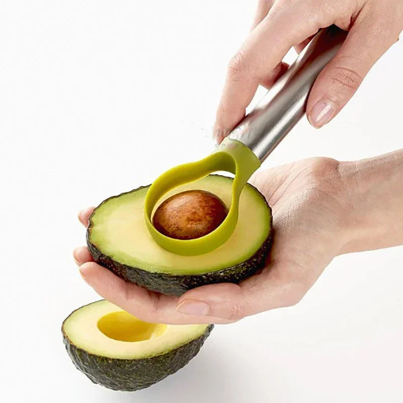 Avocado Slicer & Pit Remover 2 In 1 Stainless Steel Avocado Tool