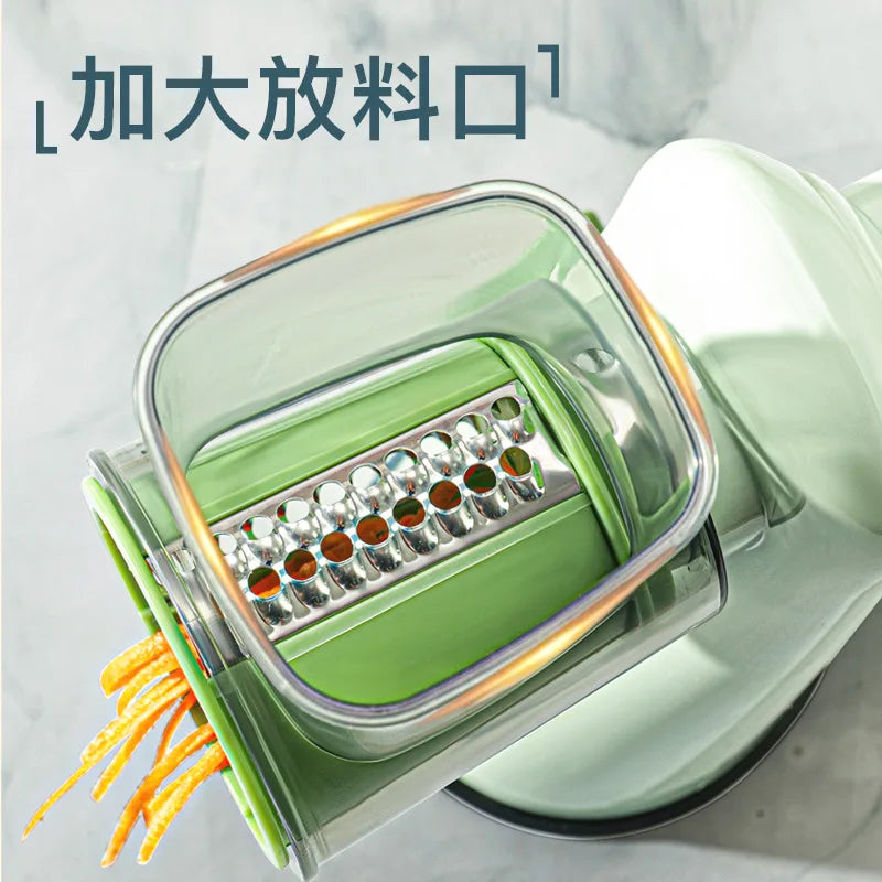 Manual Vegetable Cutter & Shredder Food Processor