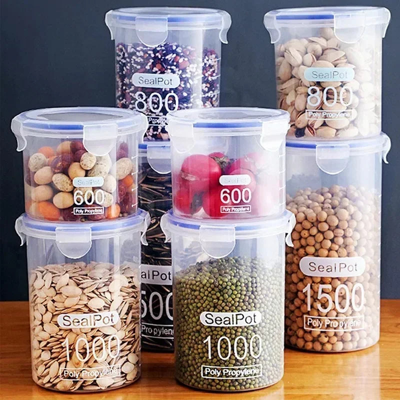 S/M/L/XL Size Transparent Food Storage Containers