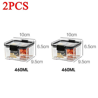 460-1800ml Plastic Food Storage Containers Sold Individually & in Sets High Quality Seals