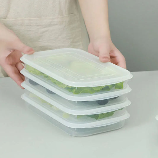 Multi-Size Storage Containers Organizer Fresh Food Storage Boxes