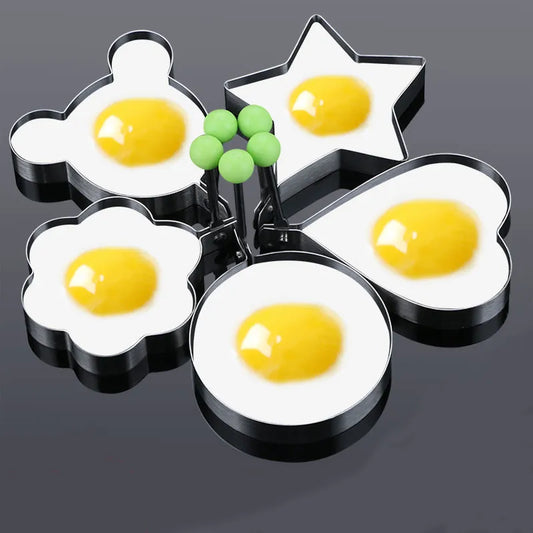 Stainless Steel 5 Style Fried Egg & Pancake Shaper