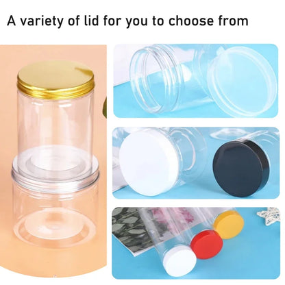 Round Sealed Transparent Jars