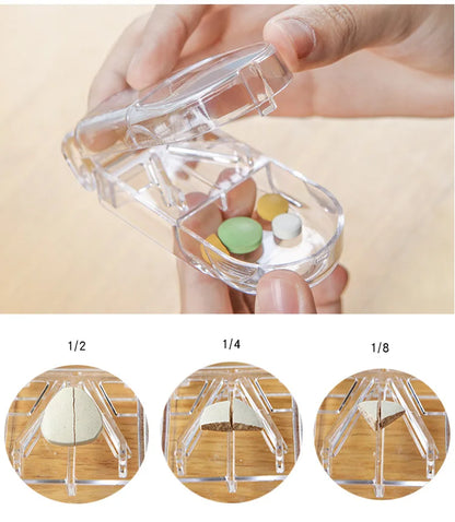 7 Days Pill Box Medicine Holder Weekly Pill Organizer And Pill Cutter