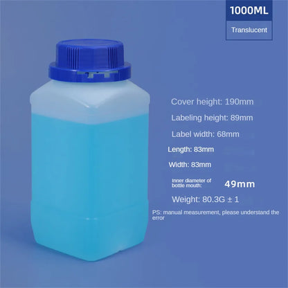 250/500/1000ml Plastic Storage Bottle