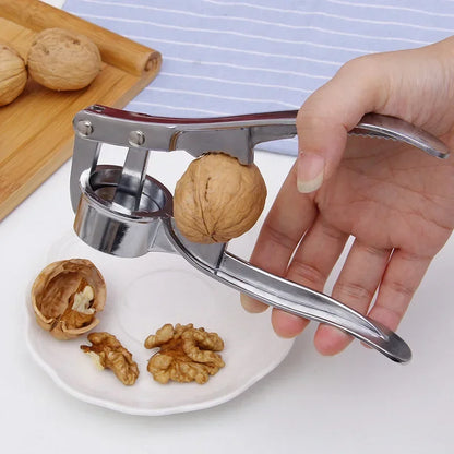 Manual Metal Garlic Press & Walnut Cracker Multi-Functional tool